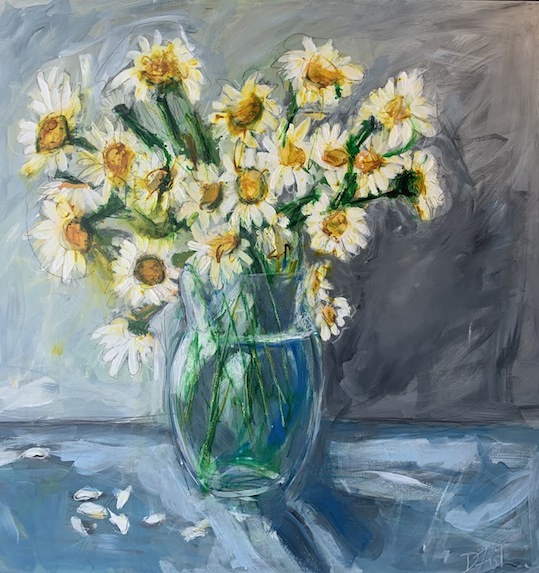 Denise Fisher | Large Daisy  |Mixed Media | McAtamney Gallery and Design Store | Geraldine NZ